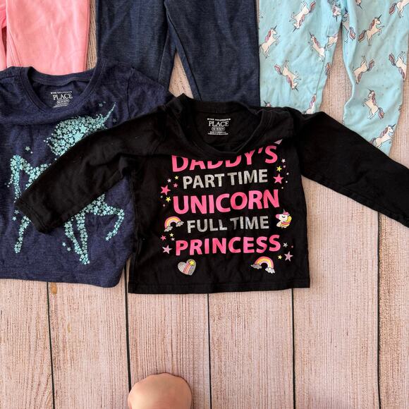 Girls 18 month Bundle - 2 long sleeve shirts - 3 pairs of pants - Picture 4 of 10